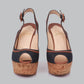 Anabela Louboutin Jeans TAM. 35 BR