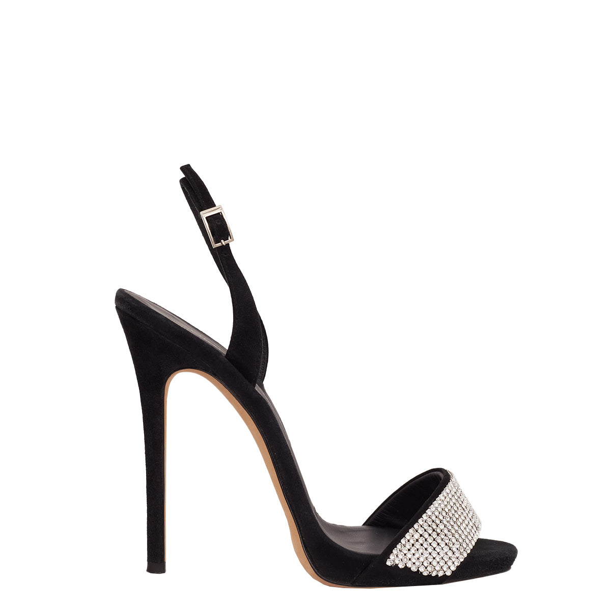 Sandália Giuseppe Zanotti Preta com Brilhos TAM. 34,5 BR