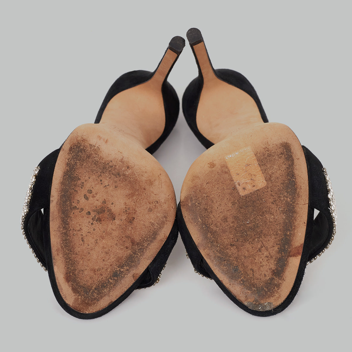 Sandália Giuseppe Zanotti Preta com Brilhos TAM. 34,5 BR