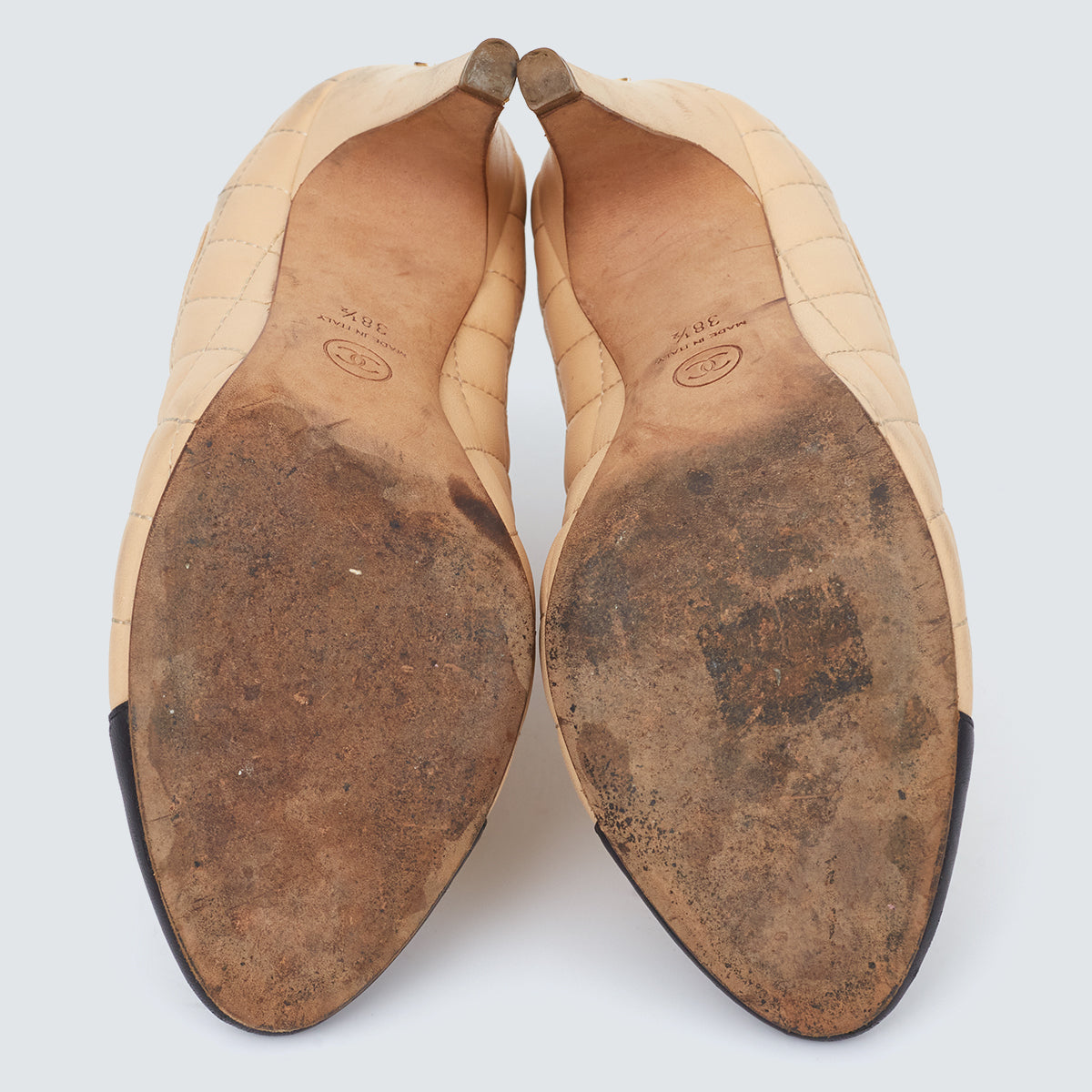 Bota Chanel Matelassê Bicolor Tam 36,5 Br