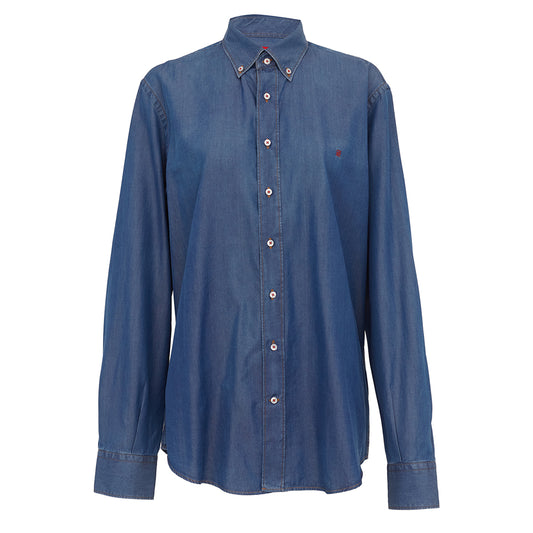Camisa Carolina Herrera Azul TAM. G BR