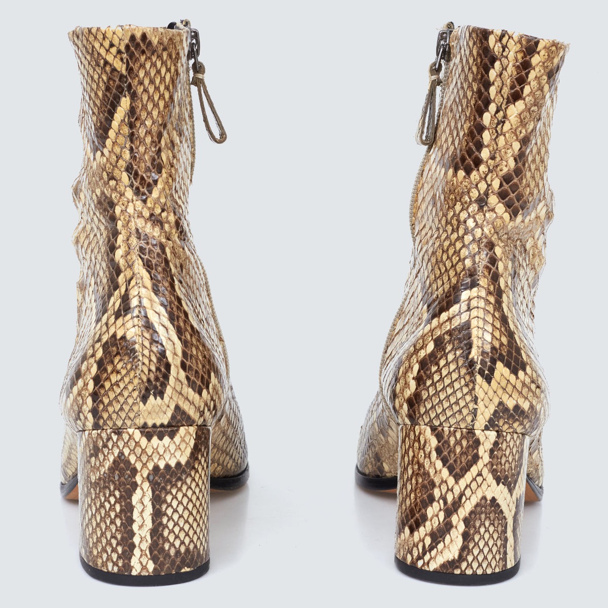 Bota Alexandre Birman Couro Python tam. 39,5