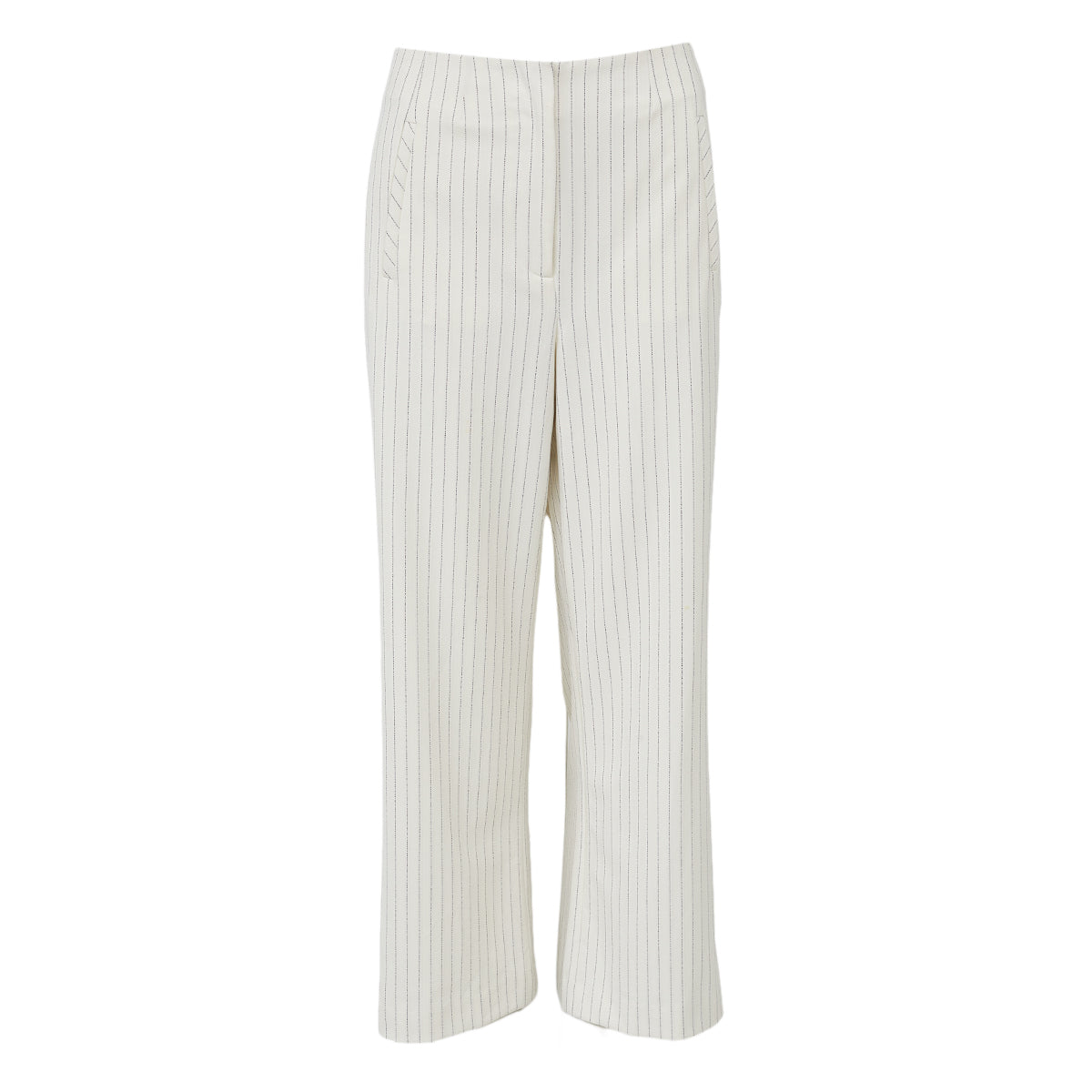Calça Veronica Beard Off White Listrado Tam. G Br