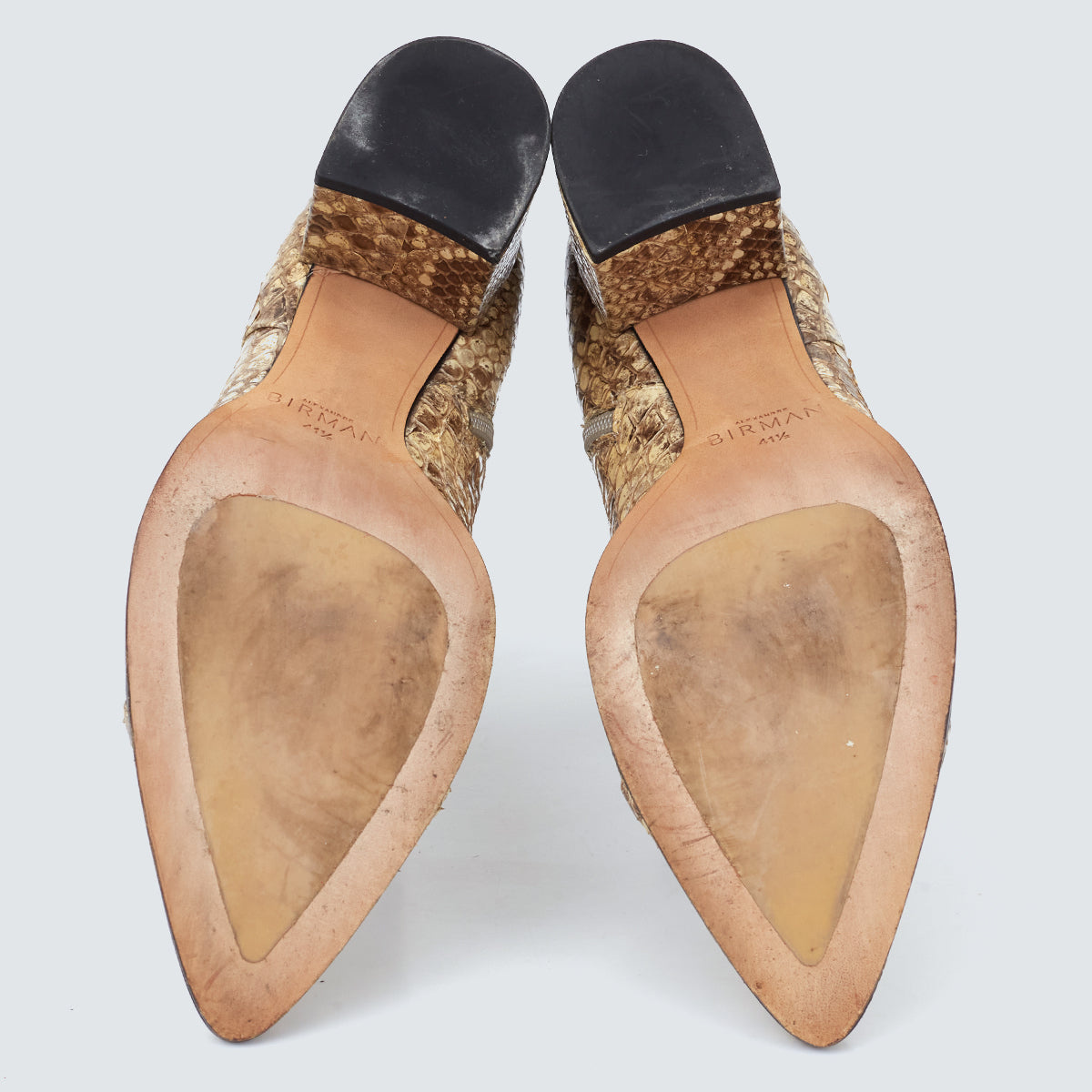 Bota Alexandre Birman Couro Python tam. 39,5