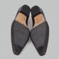 Sapato Bottega Veneta Almond Ballerina Leather Flats Preto TAM. 37,5 BR