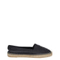Espadrille Saint Laurent Couro Preto Tam. 37 BR