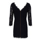 Vestido Diane Von Furstenberg Renda Azul Marinho TAM. P BR