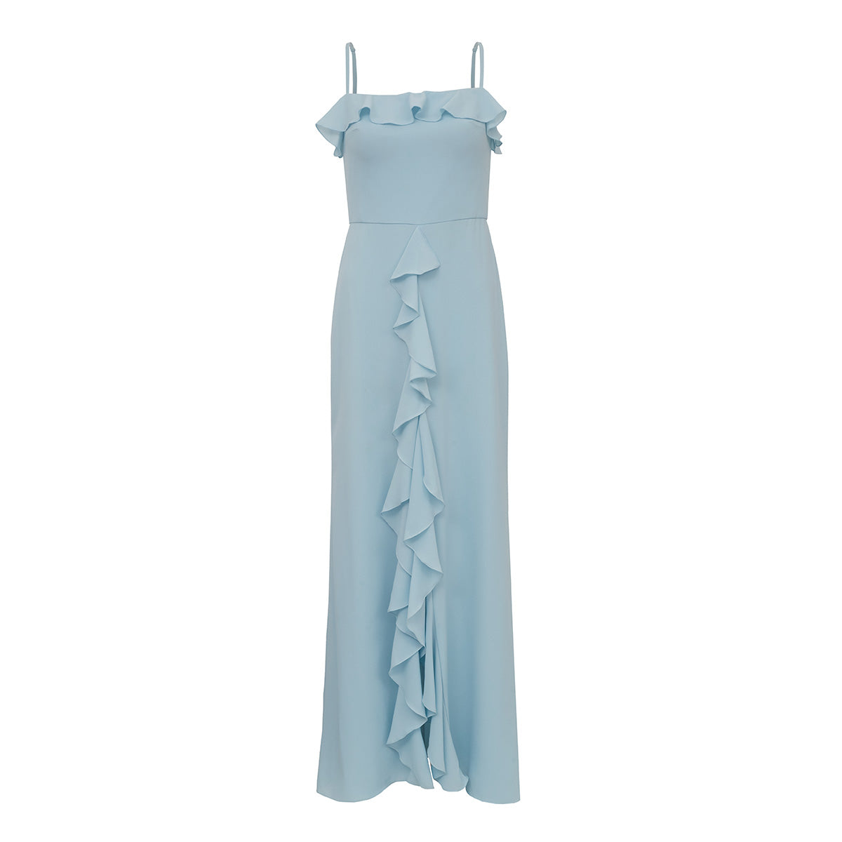 Vestido Vera Wang Longo Azul Tam. 36 Br