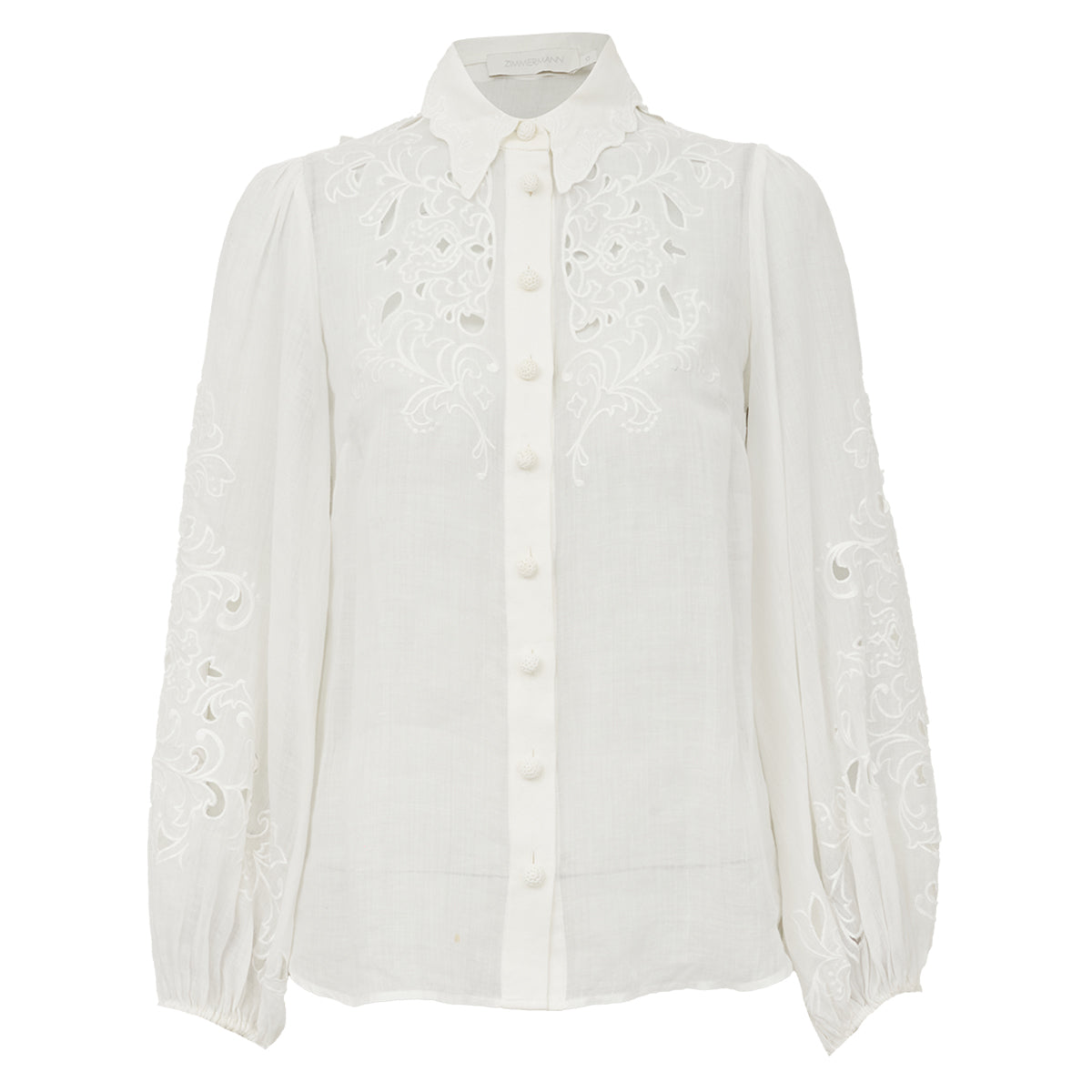 ⁠Camisa Zimmermann Branca Tam. 34 Br