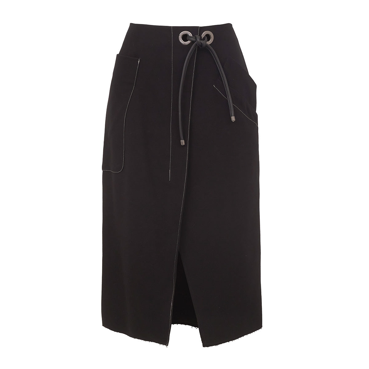 Saia Framed Midi Preta TAM. 38 BR