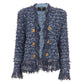 Casaco Balmain Azul Tam. 44 Br