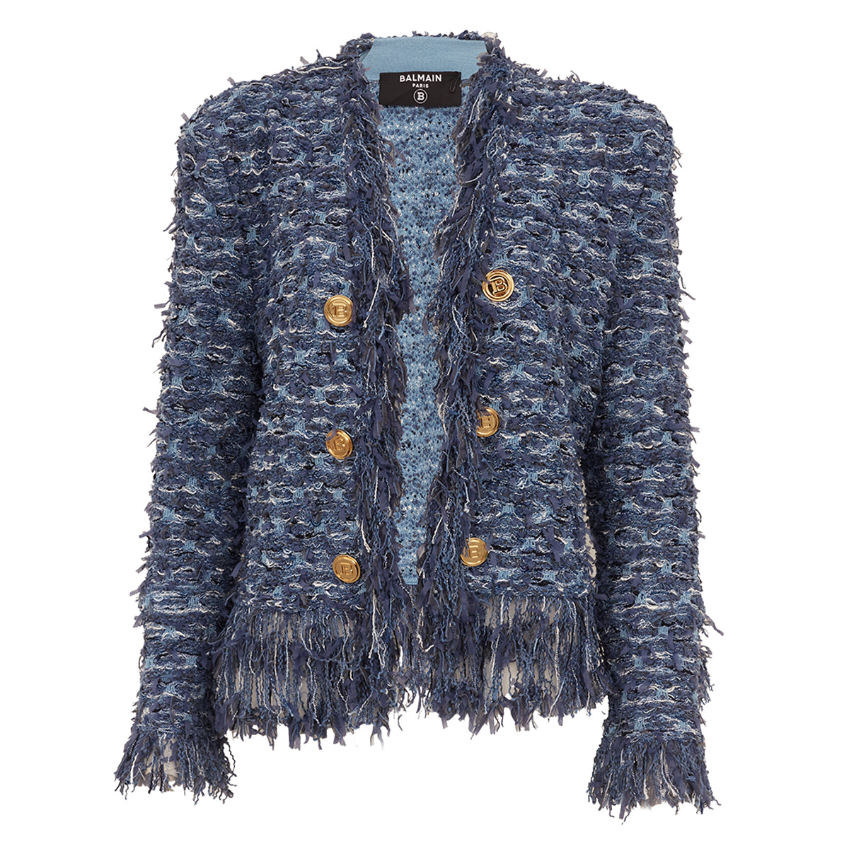 Casaco Balmain Azul Tam. 44 Br