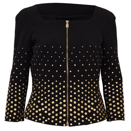 Casaquinho Versace Preto Tam 36 Br