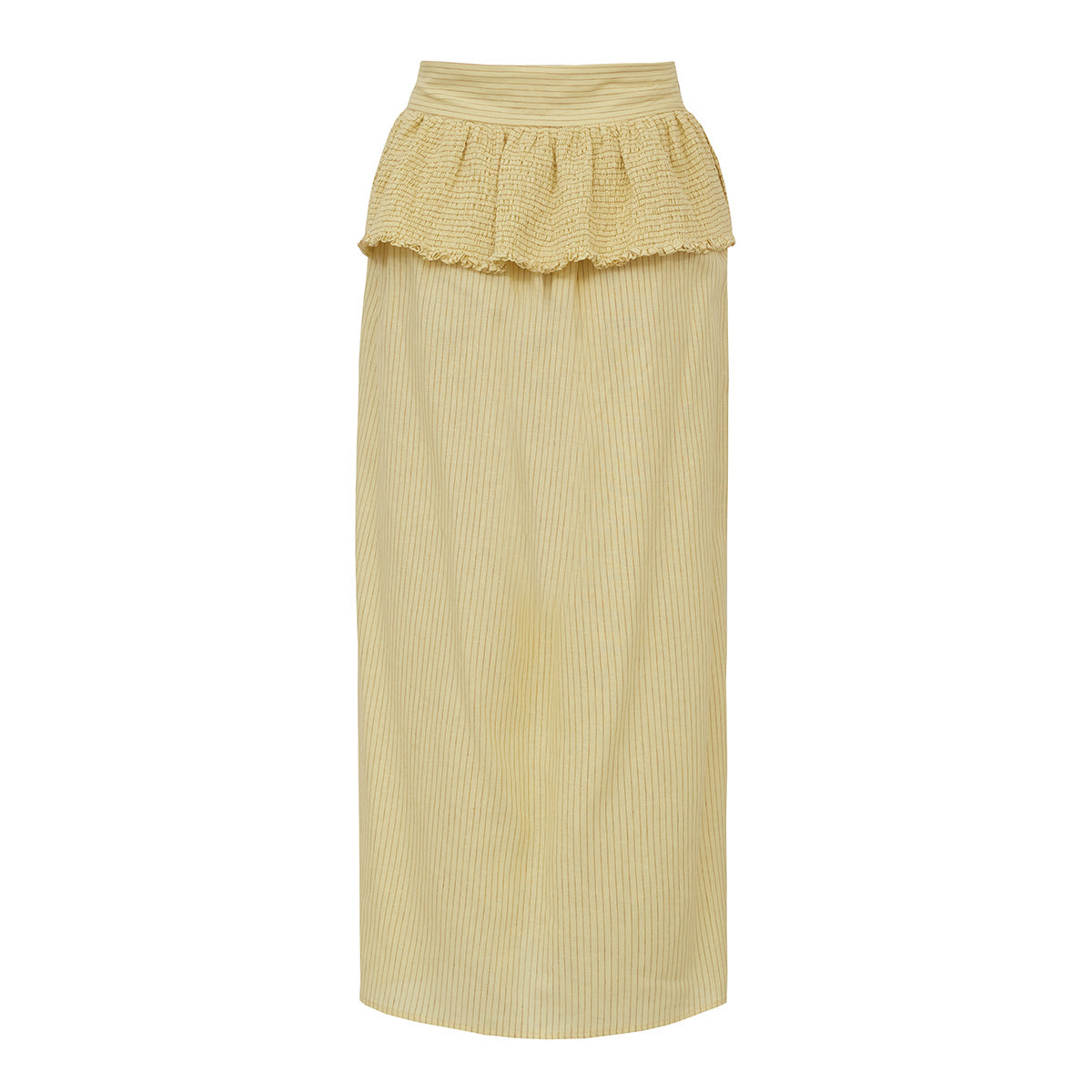 Saia Paula Raia Amarela Listrada TAM. 38 BR