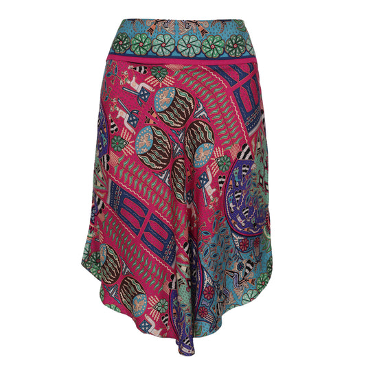 Saia Pineda Covalin Estampada Tam. P Br