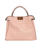 Bolsa Fendi Peekaboo Croco Salmão