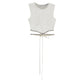 Conjunto Christopher Esber Branco Com Strass Tam 36 Br