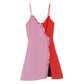 Vestido Fausto Puglisi Rosa e Coral Tam. 36 Br