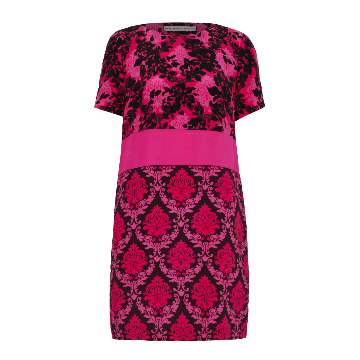 ⁠Vestido Mary Katrantzou Rosa Estampado TAM. M BR