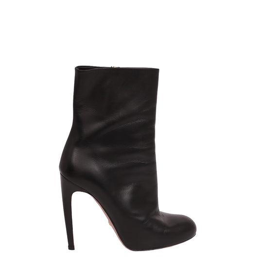 Bota Gucci Couro Preta Tam. 34,5 Br