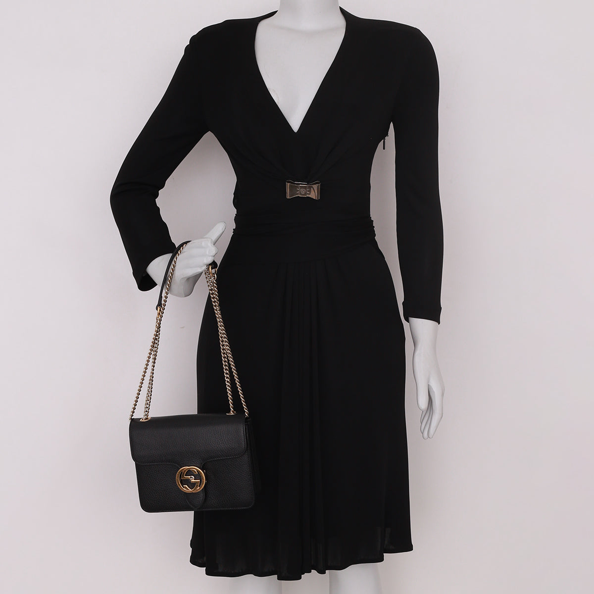 Bolsa Gucci G Dollar Preta