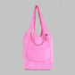 Bolsa Chanel Atoalhada Rosa
