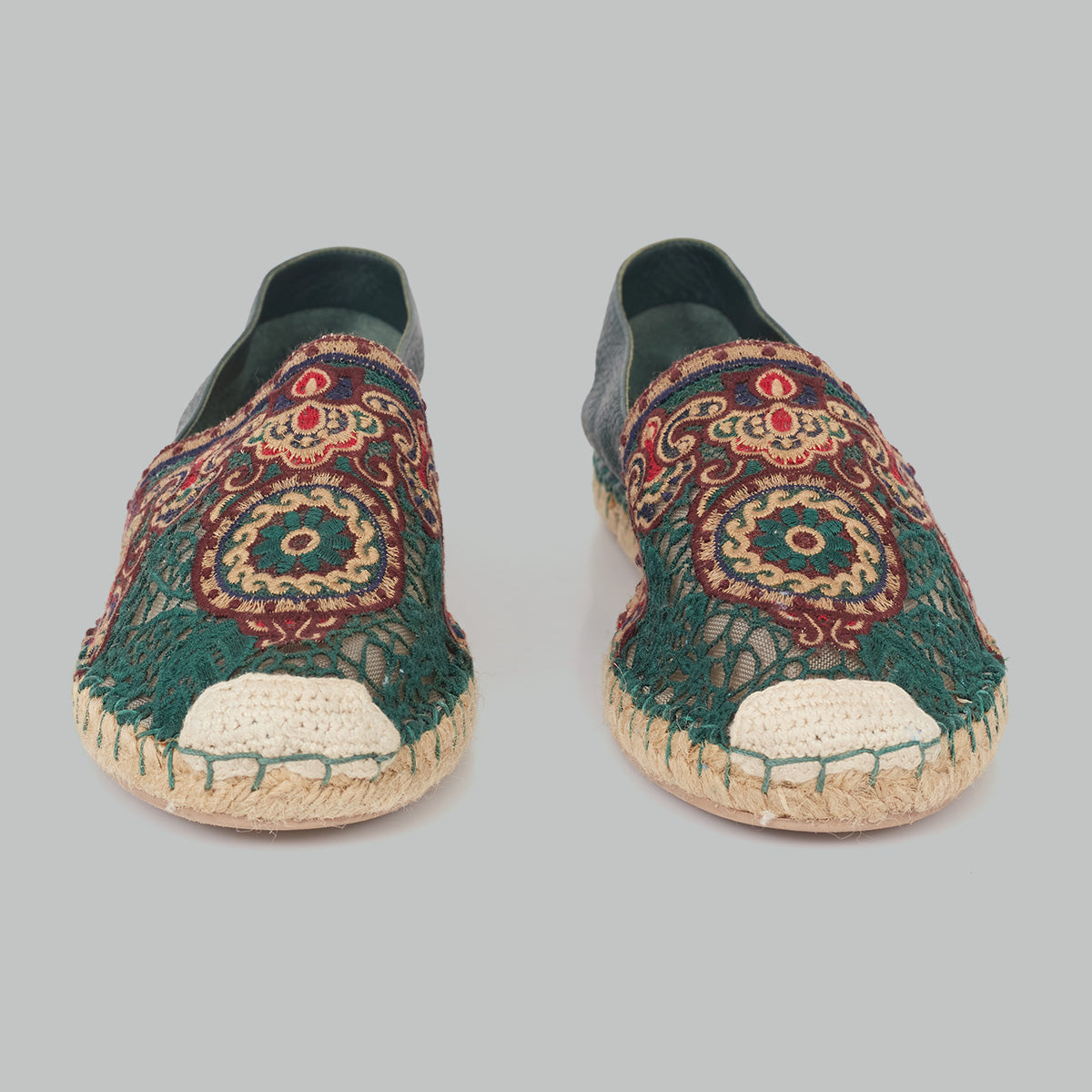 Espadrille Valentino Verde Bordada Tam. 39 Br