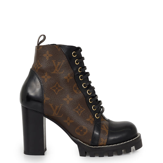 Bota Louis Vuitton Monograma Tam. 35,5 Br
