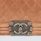 Bolsa Chanel Boy Flap Large Caramelo