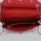 Bolsa Hermes Jypsiere 28 Vermelha