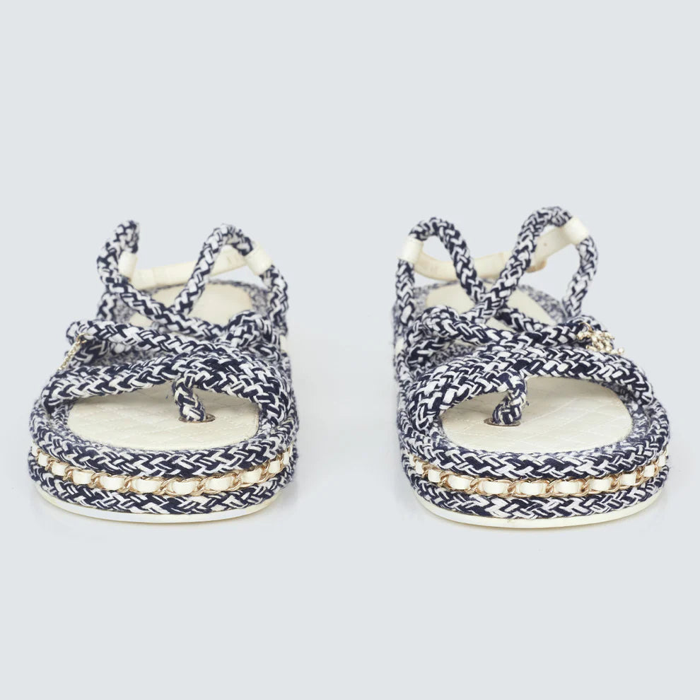 Papete Chanel Tweed Tam. 38 Br