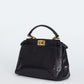 Bolsa Fendi Peekaboo Mini de Couro Python Preta