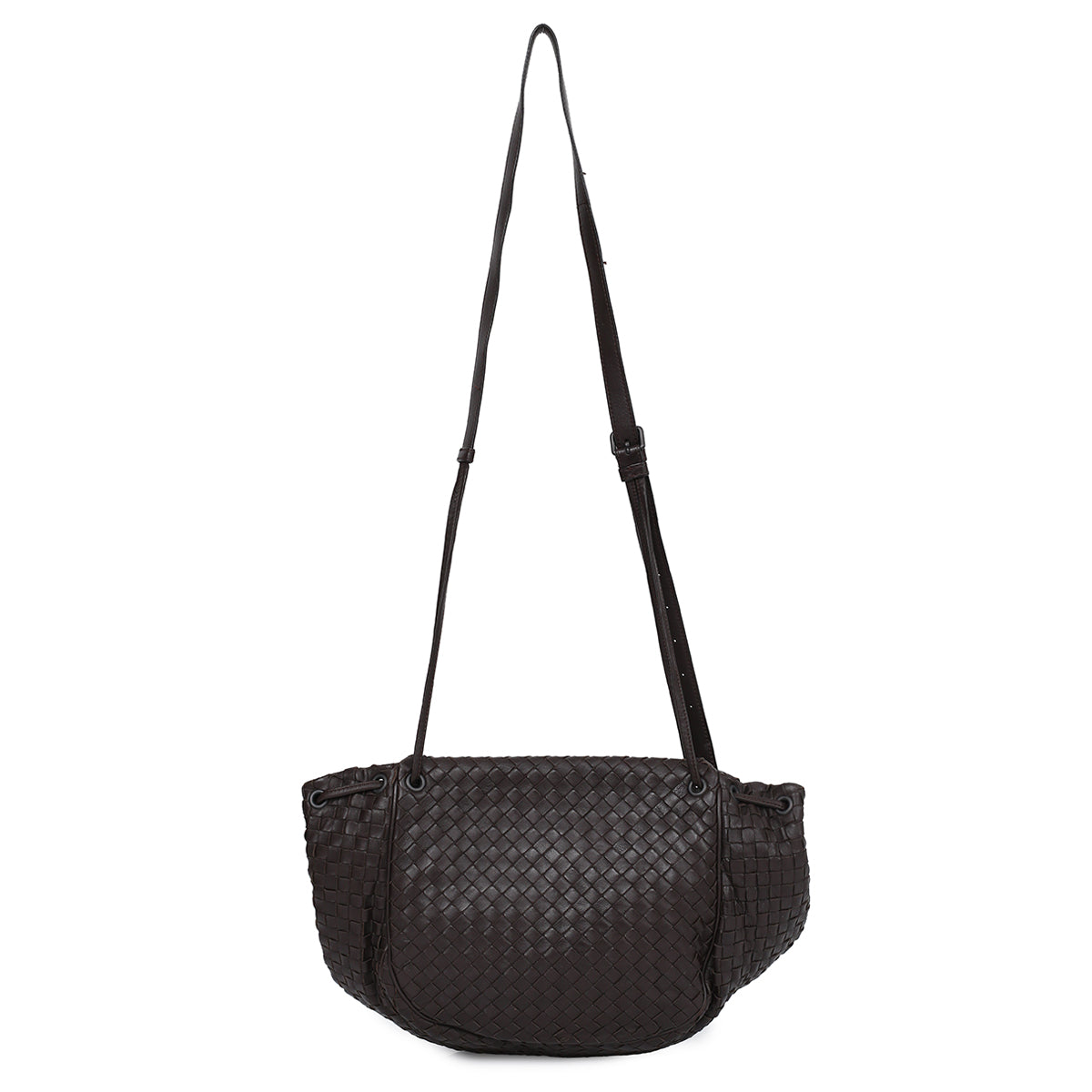 Bolsa Bottega Veneta Intrecciato Marrom
