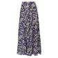 Conjunto Carolina Herrera Estampado Florido Roxo Tam. 38 BR