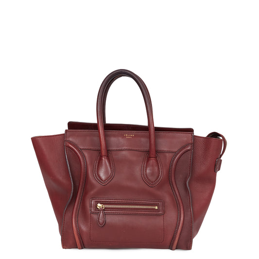 Bolsa Celine Luggage Vinho
