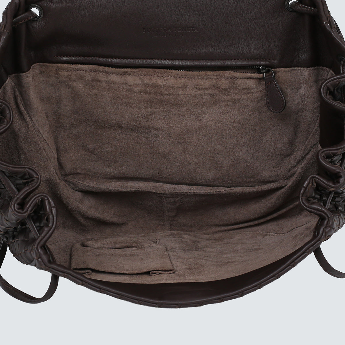 Bolsa Bottega Veneta Intrecciato Marrom