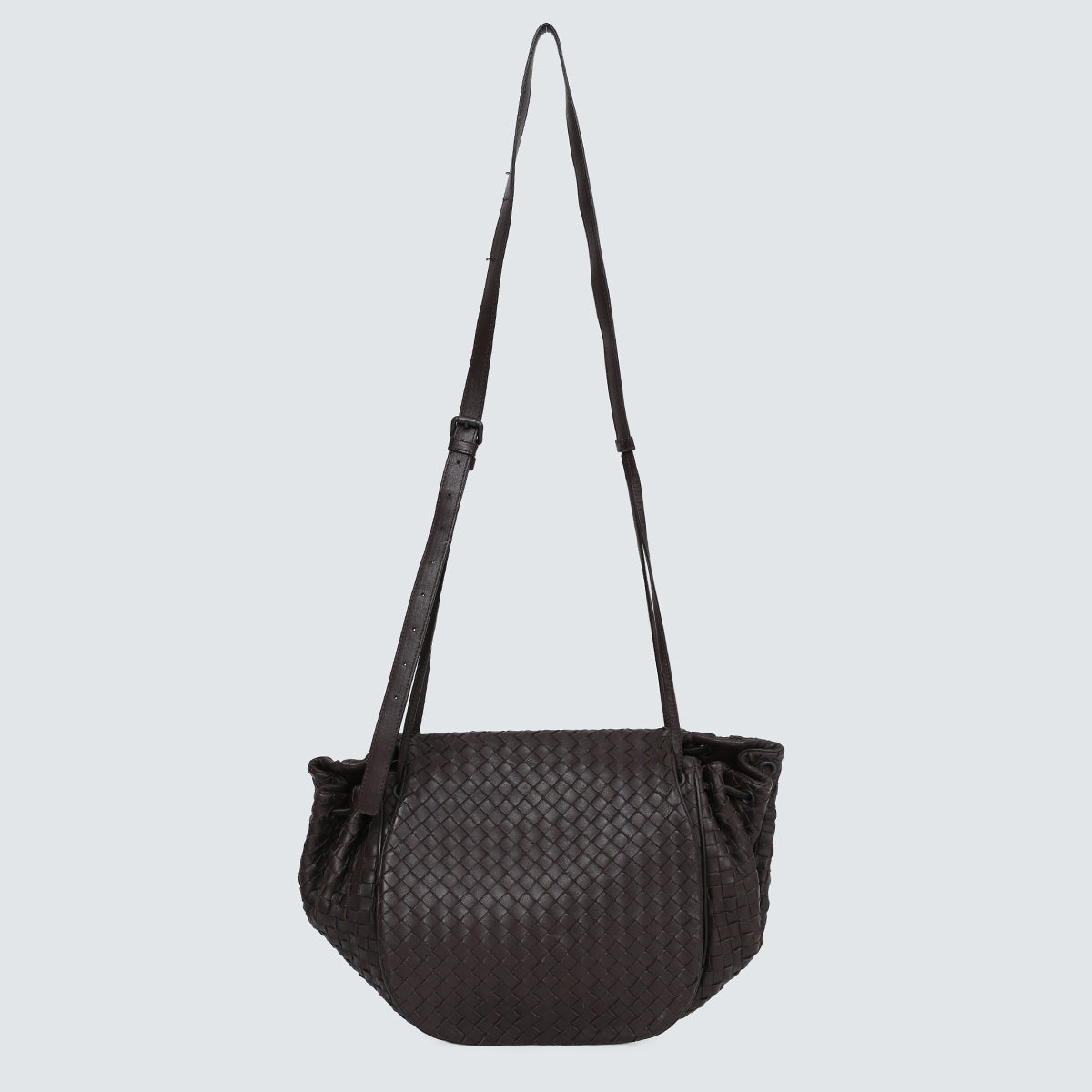 Bolsa Bottega Veneta Intrecciato Marrom