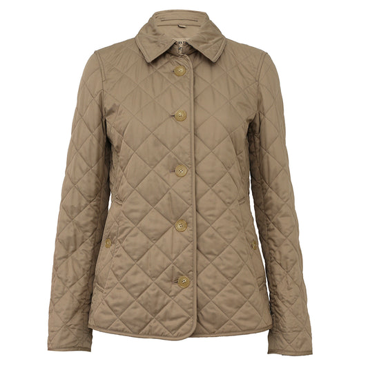 Casaco Burberry Matelassê Bege Tam. M Br