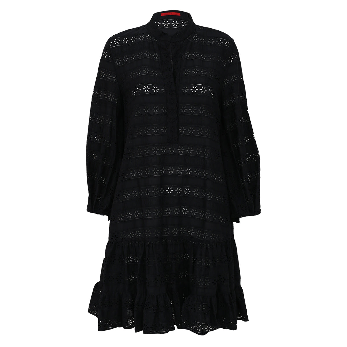 Vestido Carolina Herrera Renda Preto Tam. M
