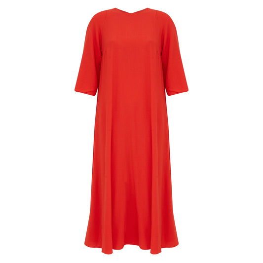 Vestido Paula Raia Vermelho Tam. 38