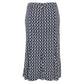 Saia Tory Burch Estampada Azul e Branco Tam P BR