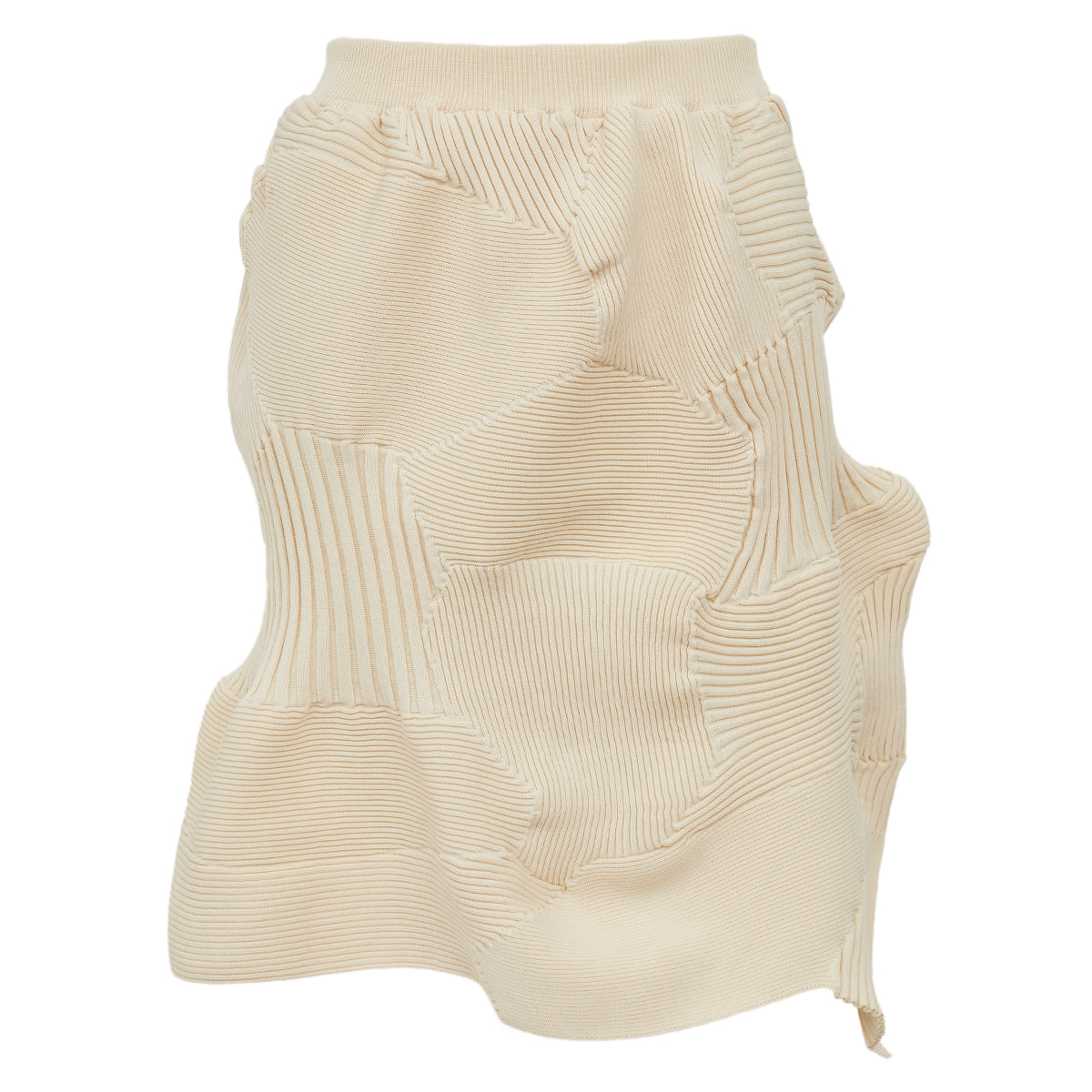 Saia Issey Miyake Assimetrica Bege Tam 36 Br
