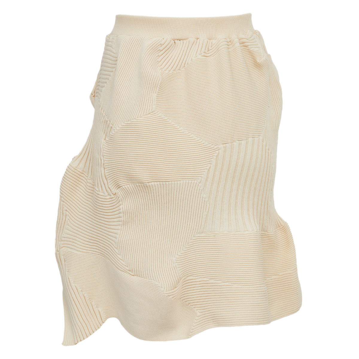 Saia Issey Miyake Assimetrica Bege Tam 36 Br