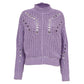 Blusa Isabel Marant Croche Lilás Tam 34 Br