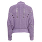 Blusa Isabel Marant Croche Lilás Tam 34 Br