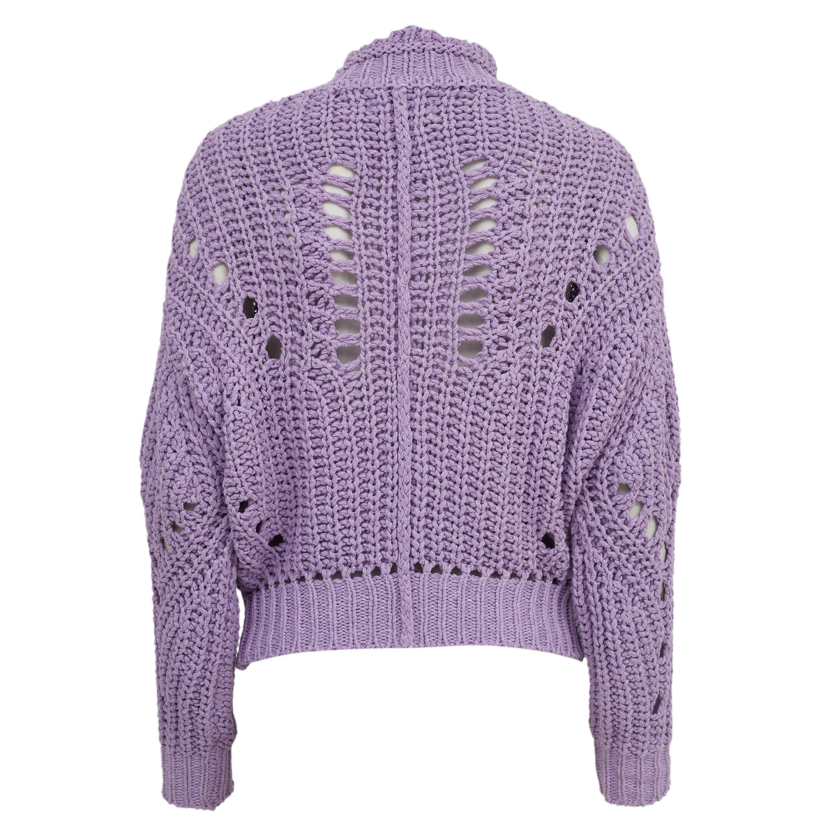 Blusa Isabel Marant Croche Lilás Tam 34 Br