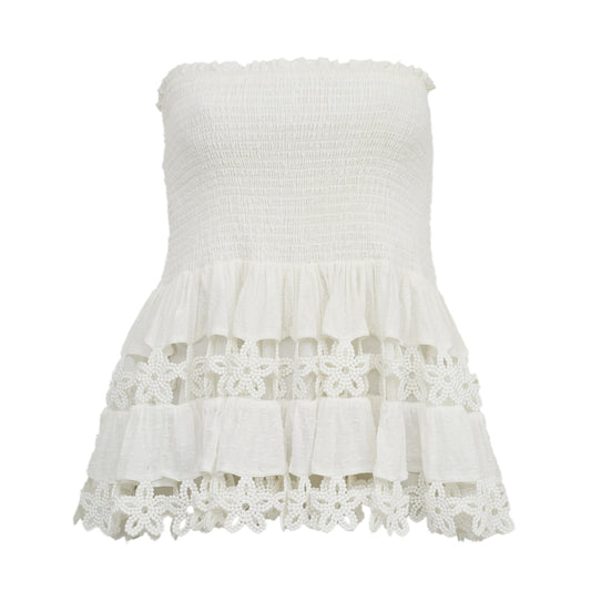 Blusa Zimmermann Tomara que Caia Branca Tam 36 Br