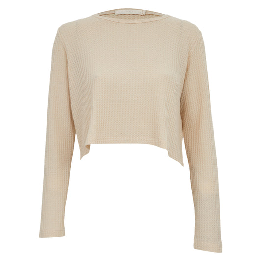 Blusa A Niemeyer Bege Tam P BR