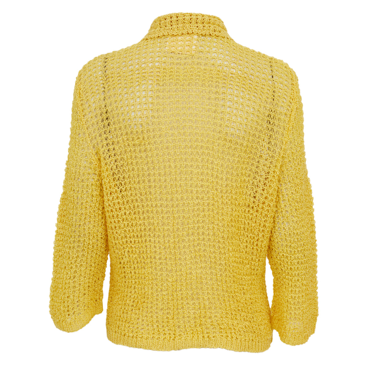 Blusa Paula Raia Amarela Bordada Tam P Br