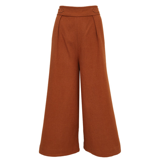 Calça Paula Raia Laranja Tam 38 Br
